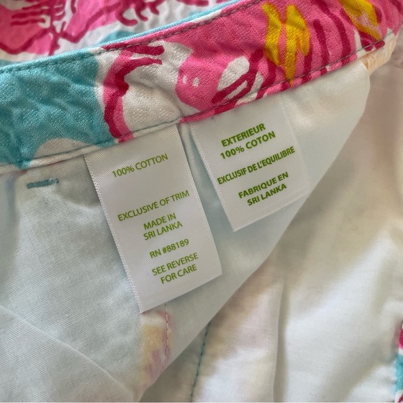 Lilly Pulitzer Adie Shorts Breakwater Blue Pink Lolita Size 4 NWT - Picture 9 of 10